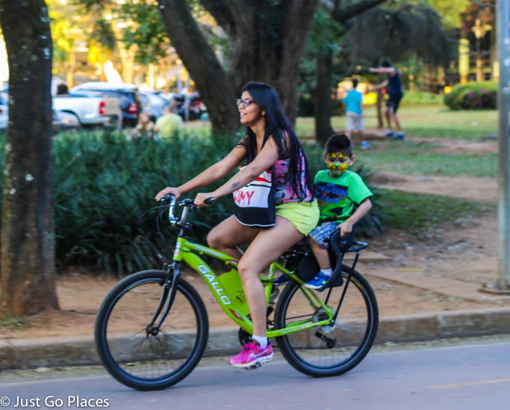 bicycles at Ibirapuera Park Sao Paulo Brasil
